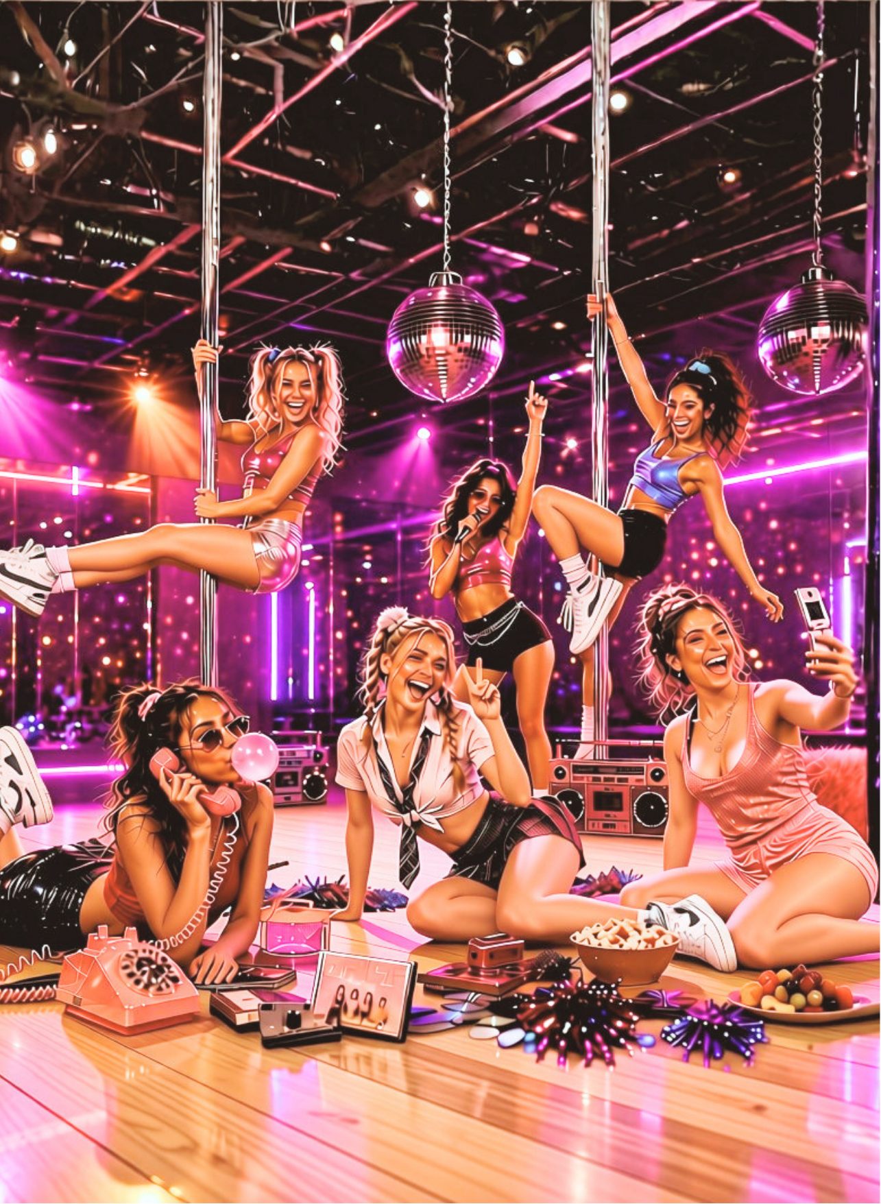 birmingham pole dance party y2k